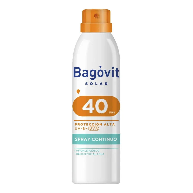 Protector Solar Bagovit Solar Fps40 Spray Continuo X170ml