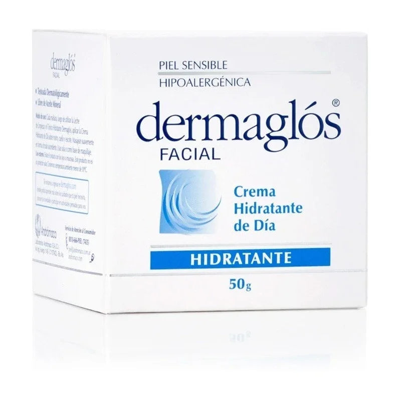 Crema Facial Hidratante Dermaglós Día Fps12 X 50g Tipo De Piel Normal