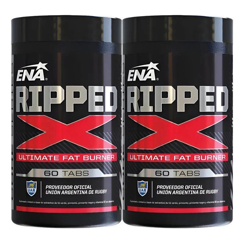 Pack X2 Ripped X Ena Quemagrasa Abdominal Definitivo Sin Sabor