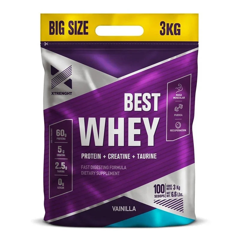 Suplemento Xtrenght Nutrition Best Whey Saborvainilla De 3kg