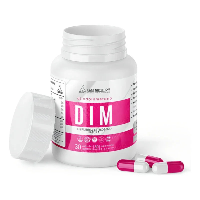 Dim Diindolilmetano 300mg - Regulador Estrógeno (30 Caps) Sabor Sin Sabor