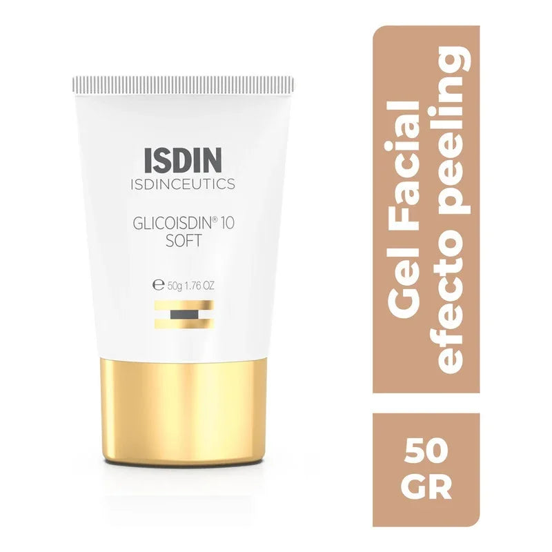 Gel Facial Glicoisdin 25 Con Efecto Exfoliante Intenso Con Ácido Glicólico, 50 G, Isdin