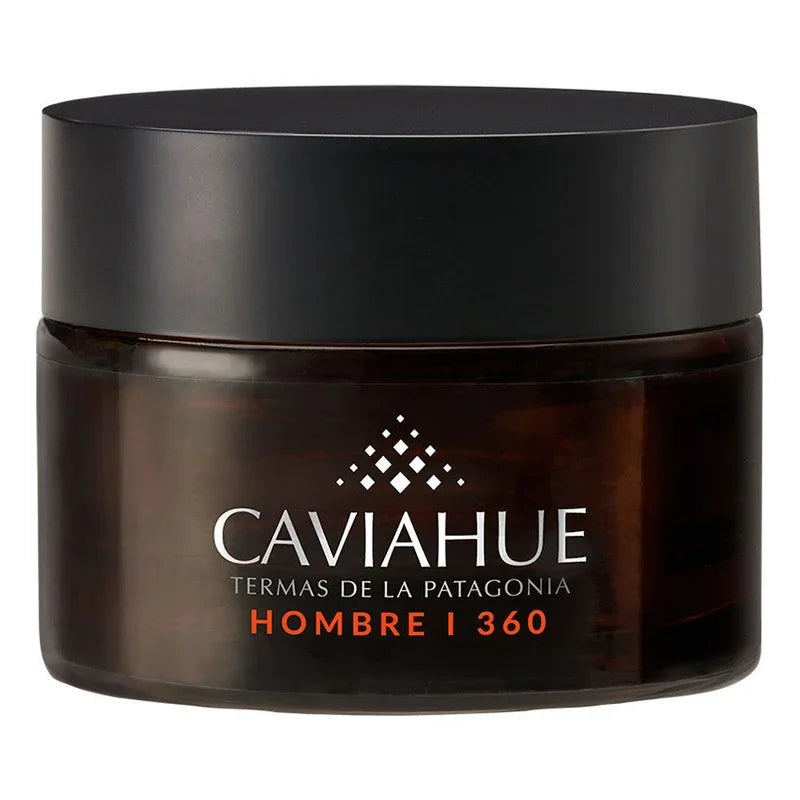 Crema facial CAVIAHUE Hombre 360, cosmética de Termas de la Patagonia para cuidado personal masculino