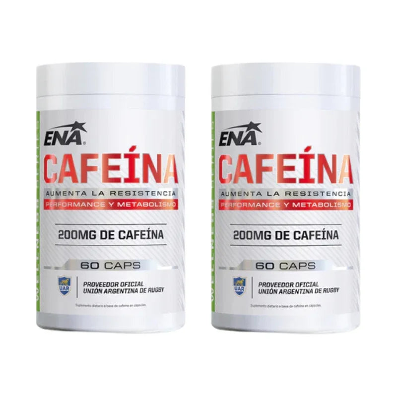 Ena Cafeina Mayor Resistencia 60 Caps X 2 Un. Sabor Sin Sabor
