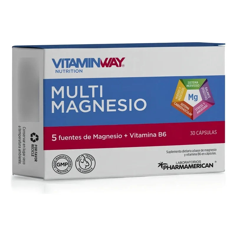 Vitamin Way Multi Magnesio Cápsulas Bisglicinato Vitamina B6