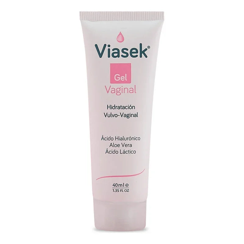 Gel vaginal Viasek con ácido hialurónico y aloe vera para hidratación vulvo-vaginal, 40ml