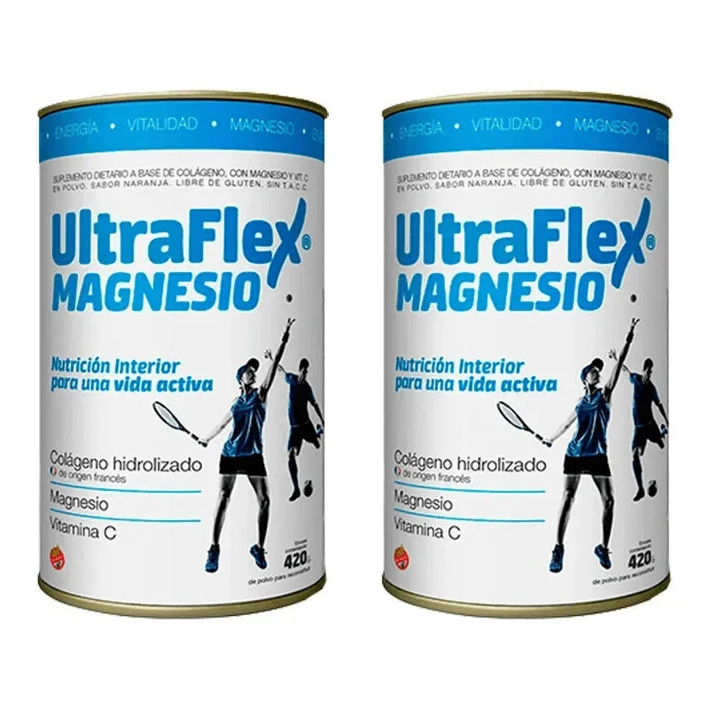 Suplemento Trb Pharma Ultraflex Magnesio Colágeno Hidrolizado 420 Grs. Combo X 2 Unidades