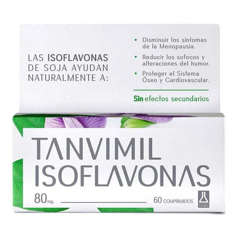 Suplemento Nutricional Tanvimil Isoflavonas Soja Sin Gluten 60 Comprimidos Sin Sabor