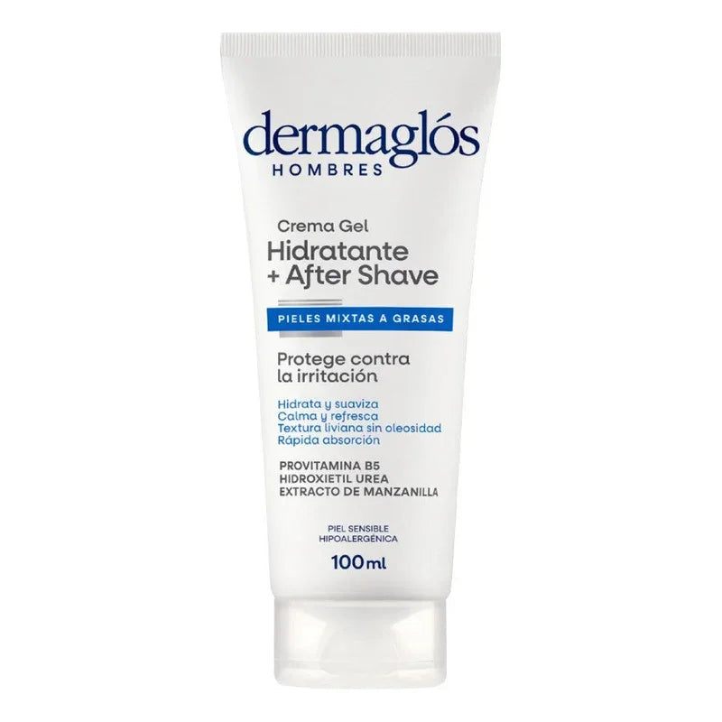 Crema Gel Dermaglós Hombres Hidratante + After Shave 100ml