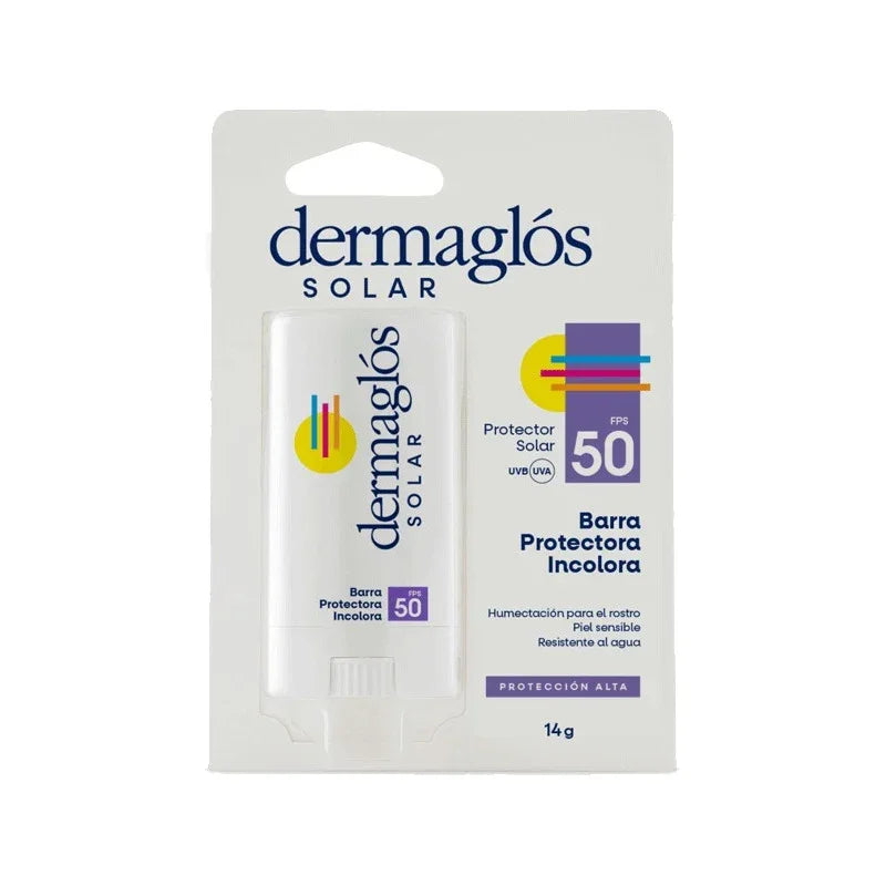 Barra Protectora Dermaglos Con Fps 50 X 14 Gr