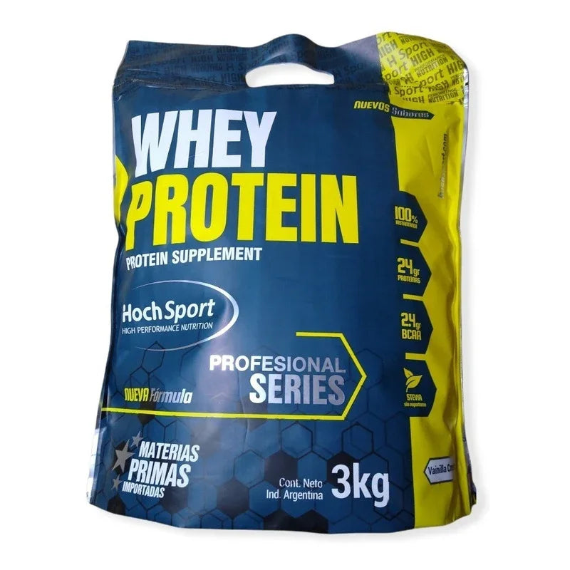 Whey Protein 3 Kg - Hoch Sport - Proteína Con Bcaa Sabor Chocolate