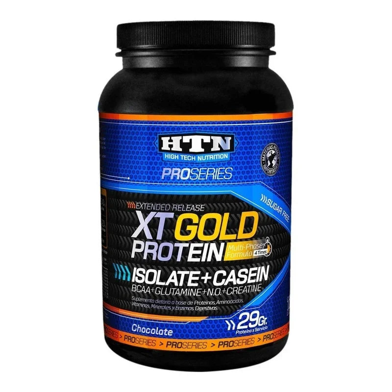 Suplemento En Polvo Htn Proseries Xt Gold Protein Chocolate Pote 1.015kg