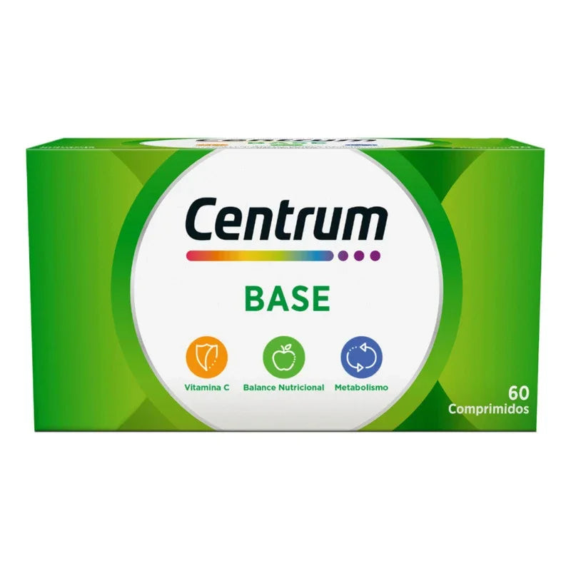 Centrum Base Multivitaminico X60 Comprimidos Sabor Sin Sabor