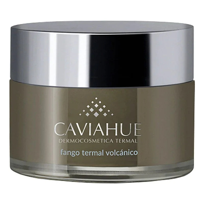 Crema facial CAVIAHUE con fango termal volcánico, dermocosmética para cuidado de la piel