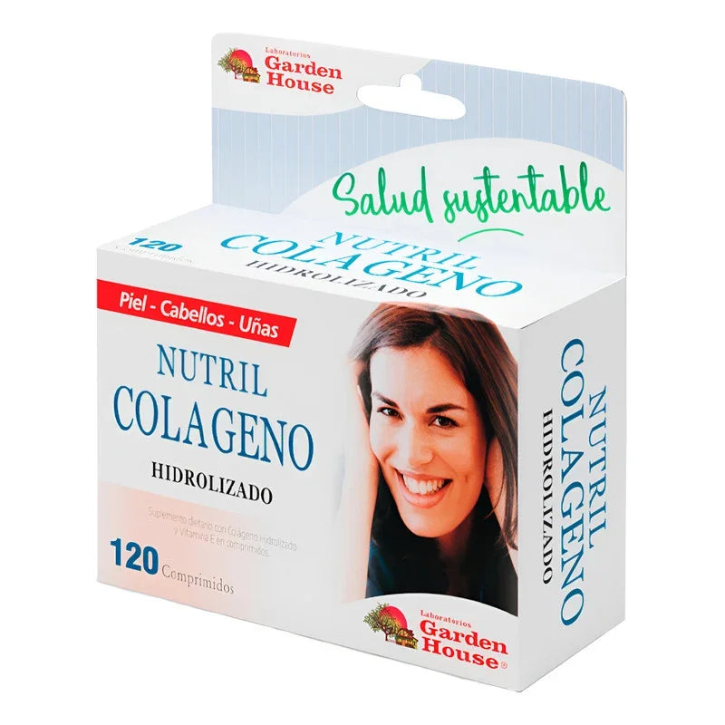 Garden House Colageno Hidrolizado 120 Comp Cabello Y Uñas Sabor Sin Sabor