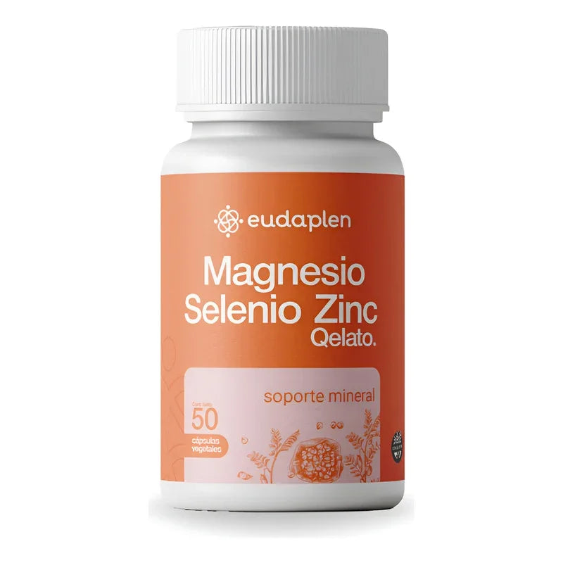 Suplemento En Cápsula Eudaplen Magnesio, Selenio Y Zinc De Magnesio Selenio Zinc Suplemento X 720mg