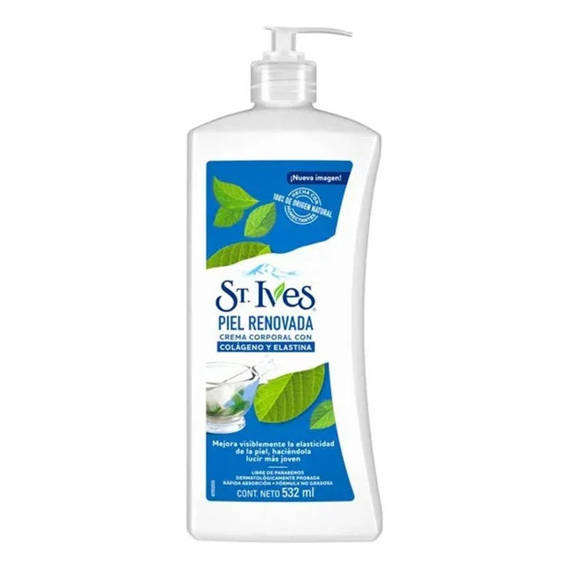 Crema Para Cuerpo St. Ives Piel Renovada En Dosificador 532ml