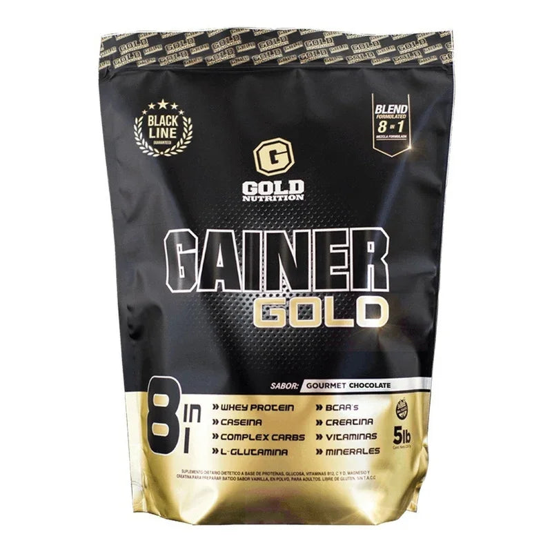 Gainer Gold Gourmet Milk Chocolate X 5lbs Gold Nutrition Sabor