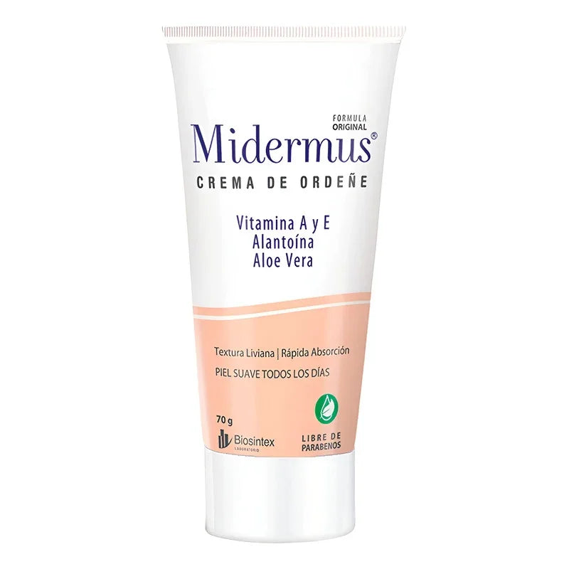 Midermus Crema De Ordeñe Vitamina A & E X 70g