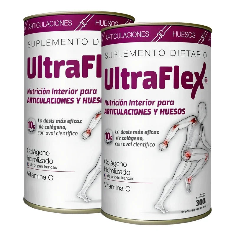 Suplemento Trb Pharma Colágeno Hidrolizado Ultraflex Sabor Limón De 300g Combo X2 Unidades