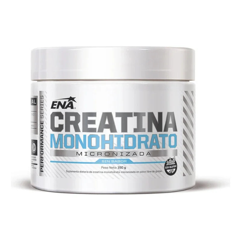 Creatina En Polvo Ena Sport Micronizada Sabor Neutro Pote 150g