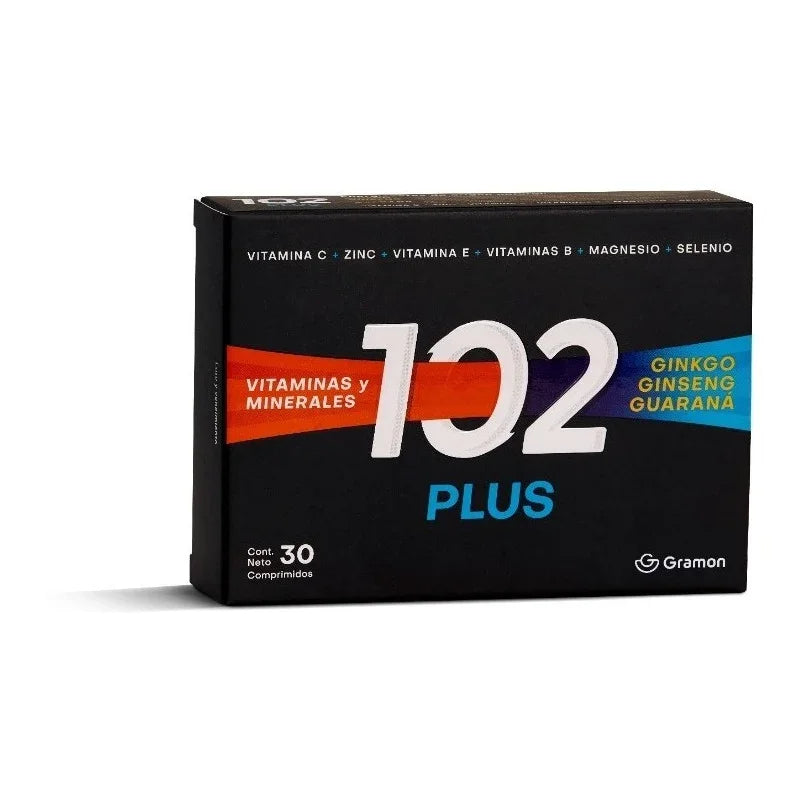 Suplemento Dietario 102 Plus Antioxidante X 30 Un Sabor Sin Sabor