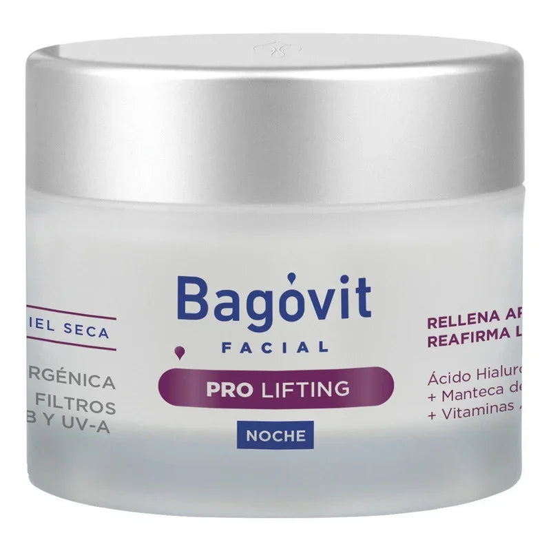 Bagovit Pro Lifting Crema Noche Piel Seca Anti Arrugas 55g