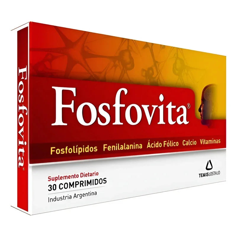 Memoria Fosfovita Nf Suplemento Dietario X 30 Comprimidos Sabor Sin Sabor