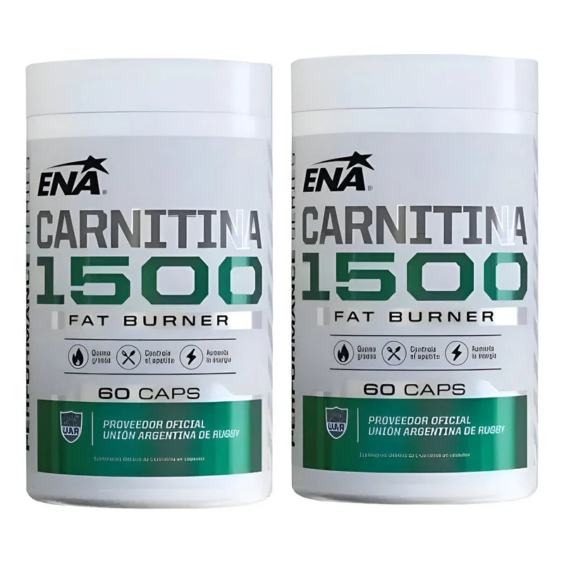 Pack X2 Carnitina 1500 Ena X60 Caps. Sin Sabor Sin Sabor