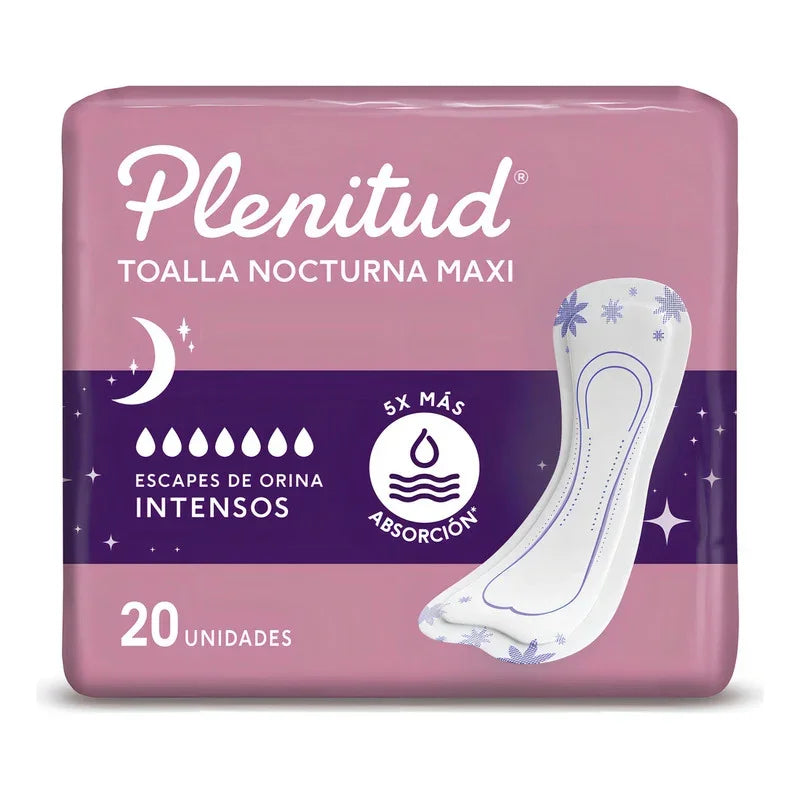 Toalla Plenitud Femme Nocturna X20 Unidades