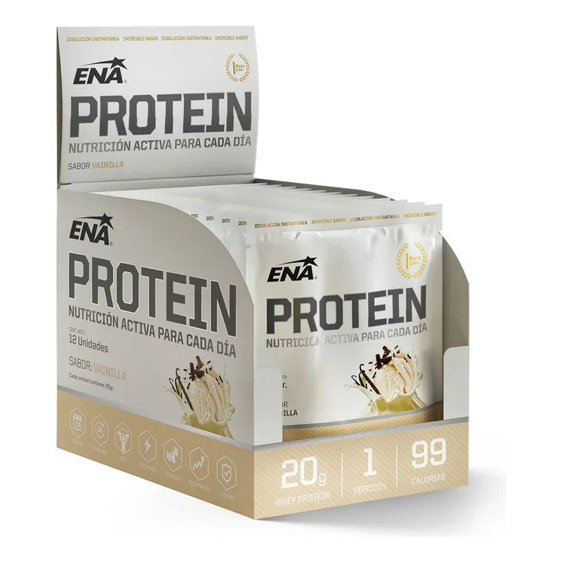 Ena Protein Suplemento Vainilla 12 Caja X 25 G