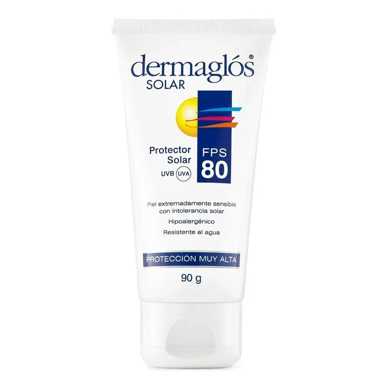 Protector Solar Dermaglós Fps 80 80fps En Crema