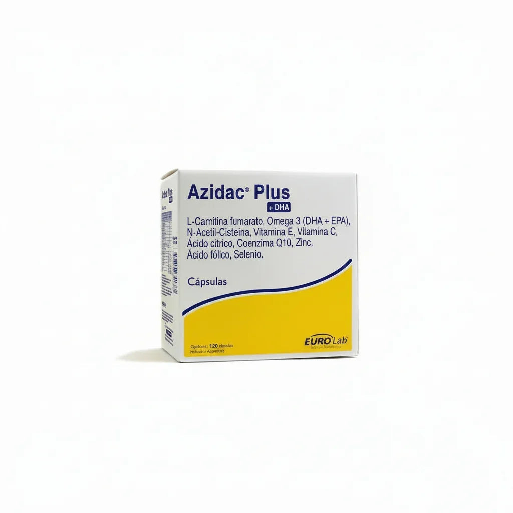Suplemento Eurolab Azidac Plus + Dha X 120 Un Sin Sabor
