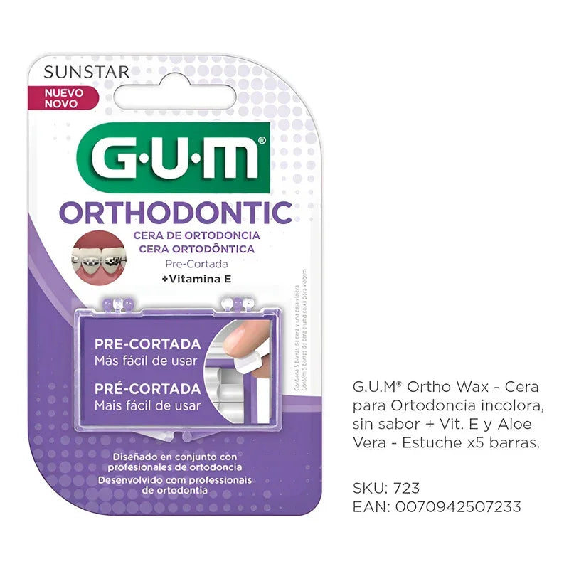 Gum Cera De Ortodoncia Sin Sabor