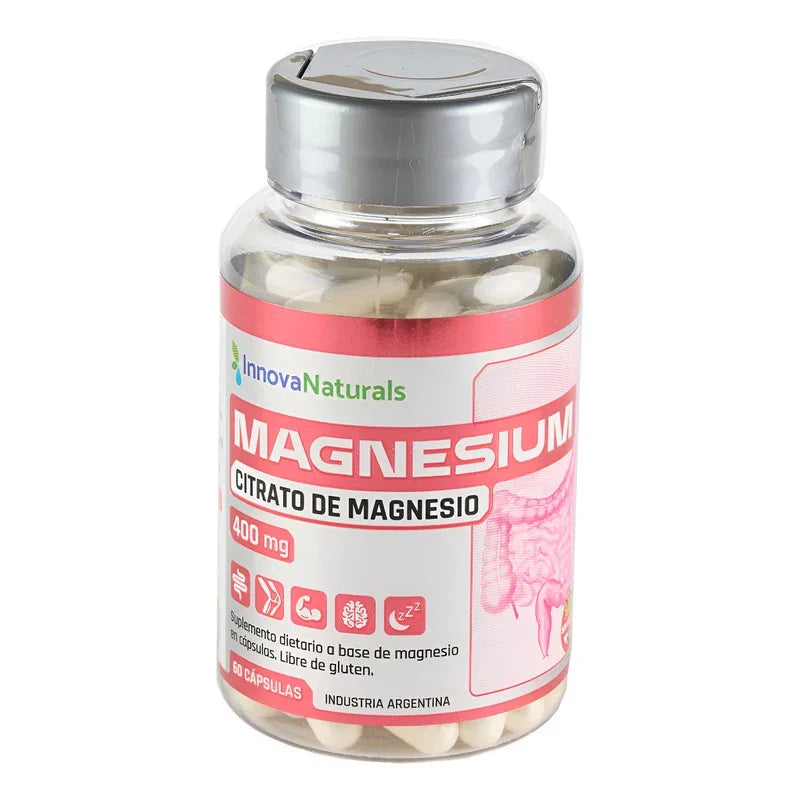 Innovanaturals Citrato De Magnesio X 60 Cápsulas Sabor Sin Sabor
