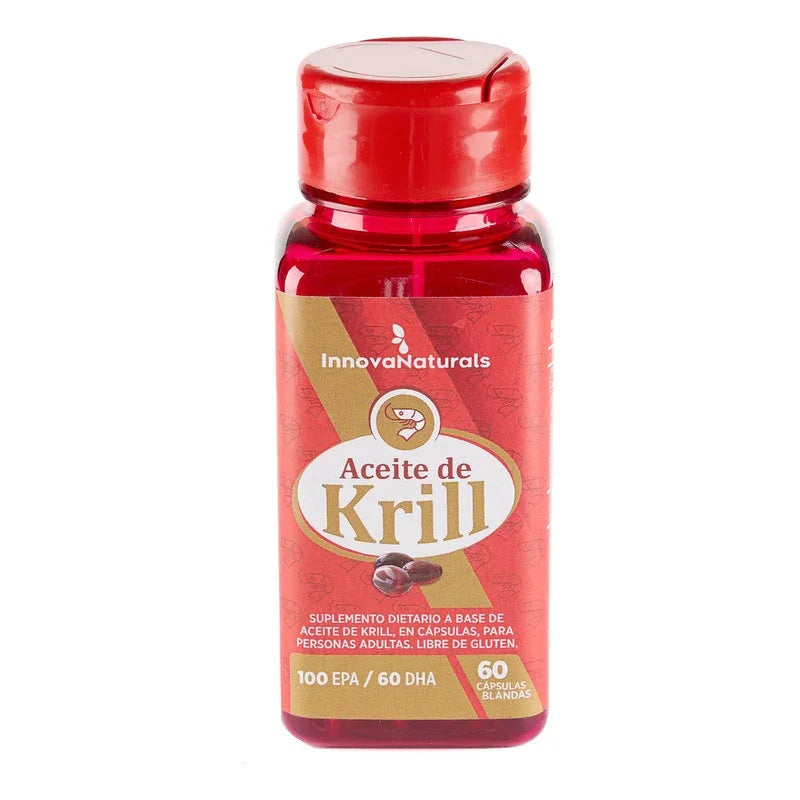 Innovanaturals Aceite De Krill Cápsulas Salud Cardiovascular Sin Sabor
