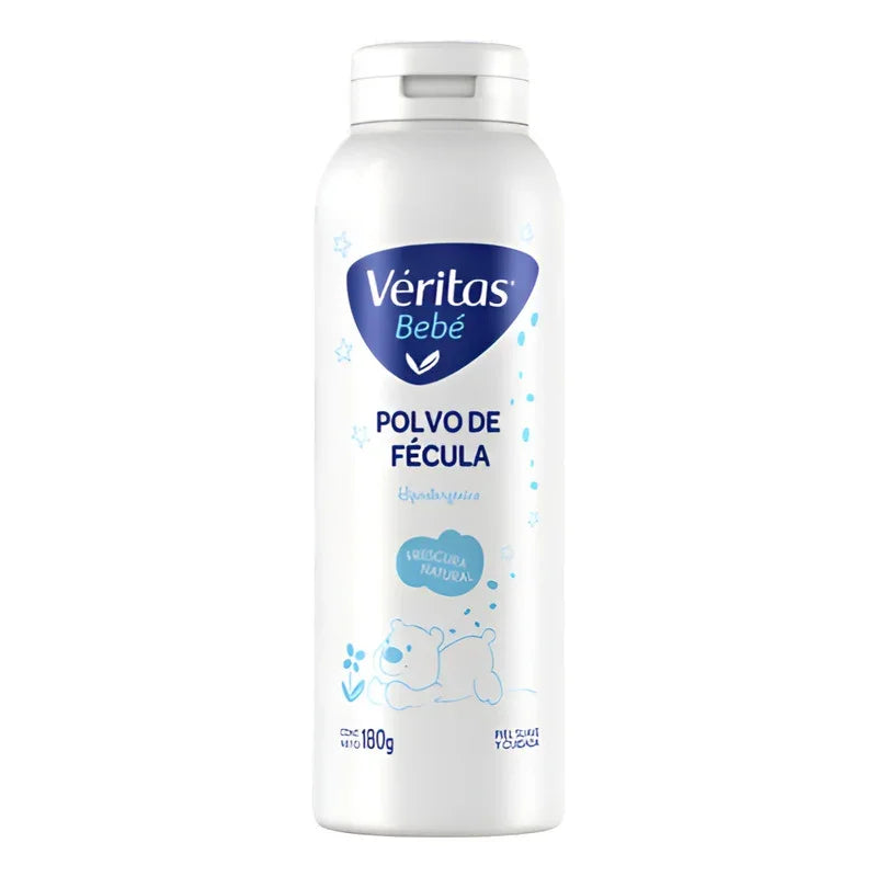 Talco Polvo Fecula Hipoalergenico Veritas Bebe X 180grs