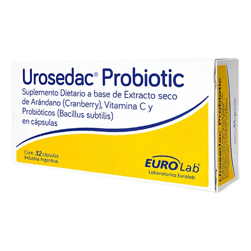 Urosedac Probiotic Estracto De Arandano Capsulas X 32 Sin Sabor