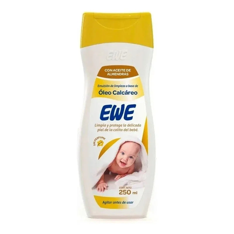 Óleo Calcáreo Ewe Con Aceite De Almendras 250ml Piel De Bebé