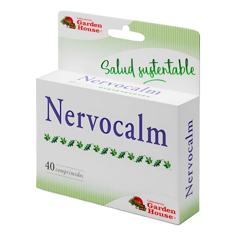 Nervocalm Garden House Comprimidos Naturales Antiestrés 40 Unidades Sin Sabor