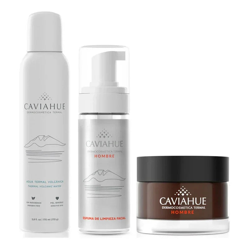 Caviahue Rutina Cuidado Facial Hombre Hidrata Y Refresca