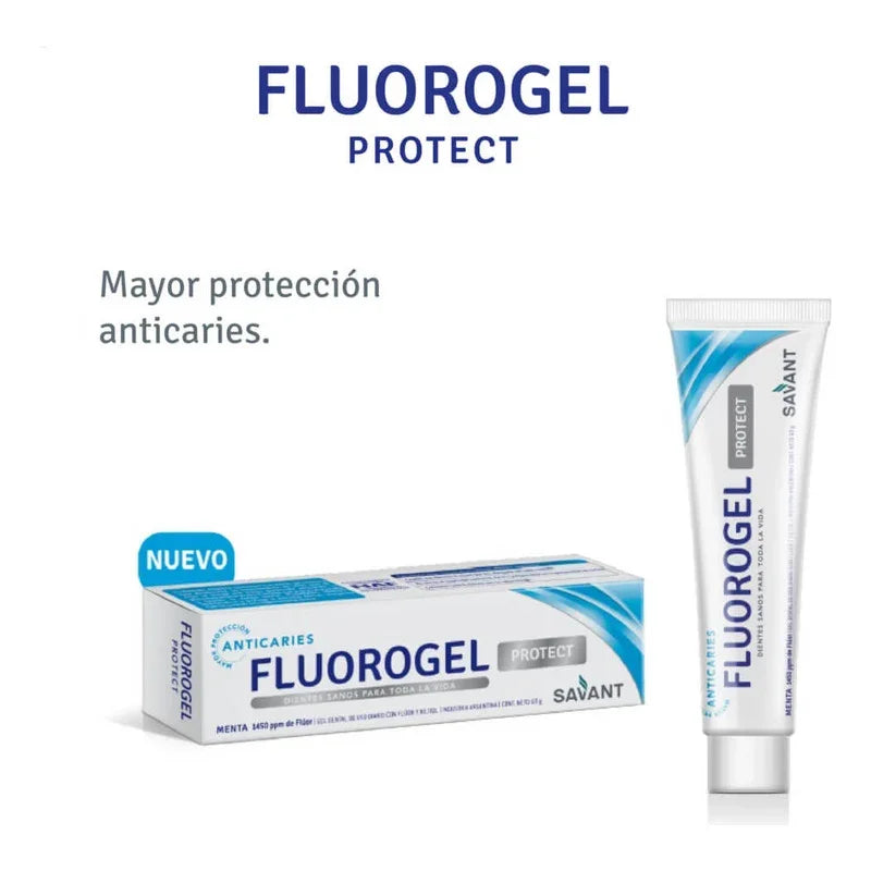 Protect - Fluorogel - Gel Dental Con Fluor - 60 Gr.