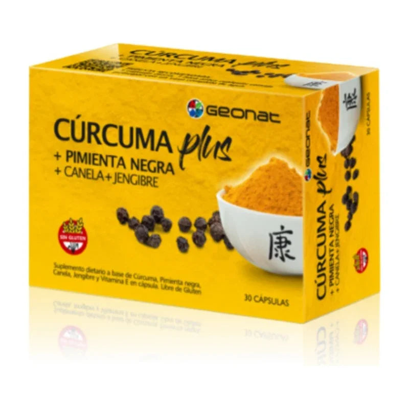 Geonat Curcuma Plus Suplemento Dietario 30 Capsulas Sabor