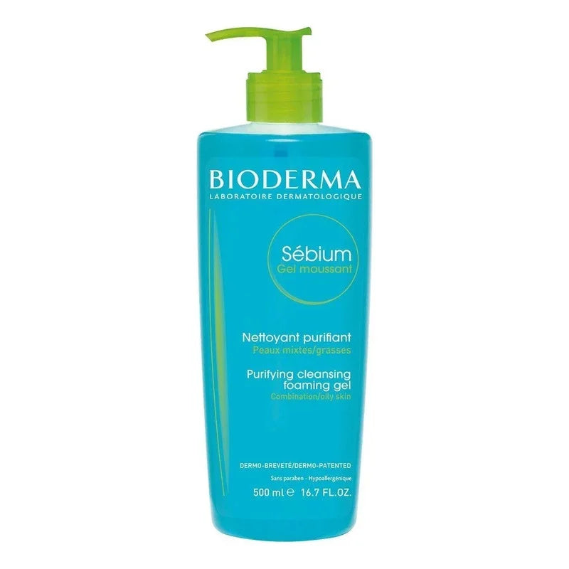 Gel Moussant Bioderma Sebium Pieles Grasas Acne 500 Ml
