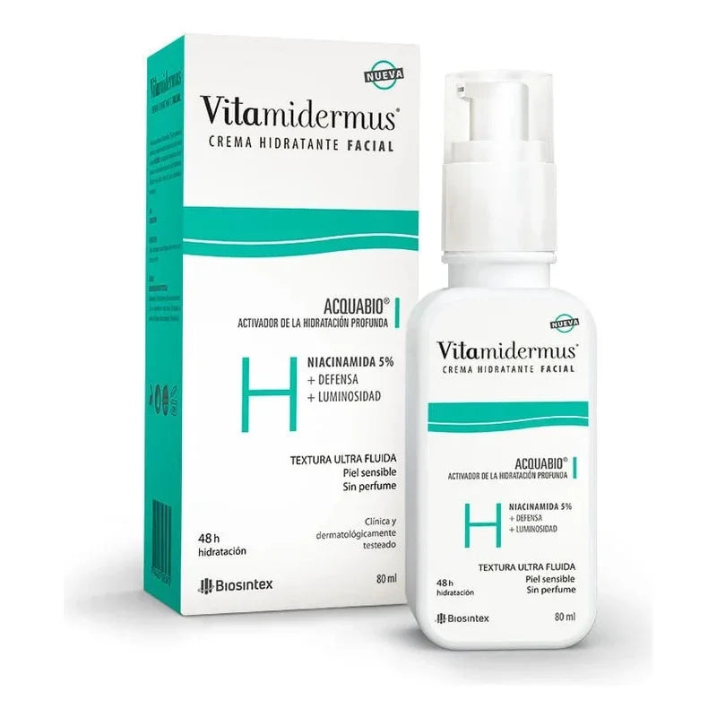 Crema Hidratante Vitamidermus Facial 80 Ml Momento De Aplicación Día/noche Tipo De Piel Sensible
