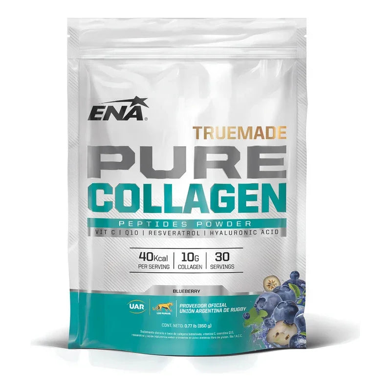 Truemade Pure Collagen Ena Sport En Polvo 345 Grs Colageno Sabor Blueberry