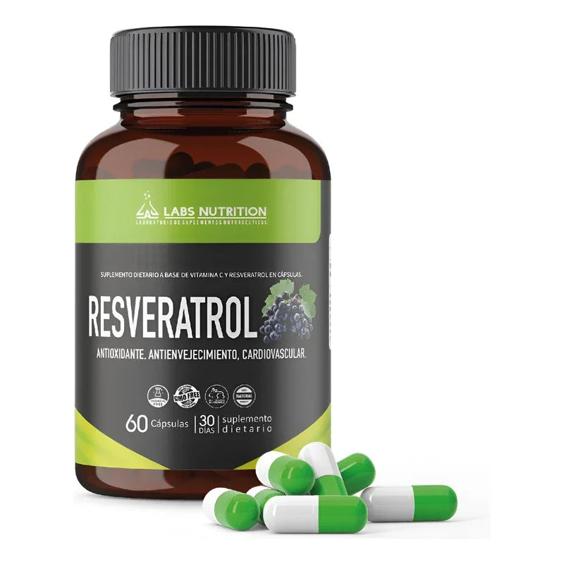 Resveratrol X 60 Capsulas Sabor Sin Sabor