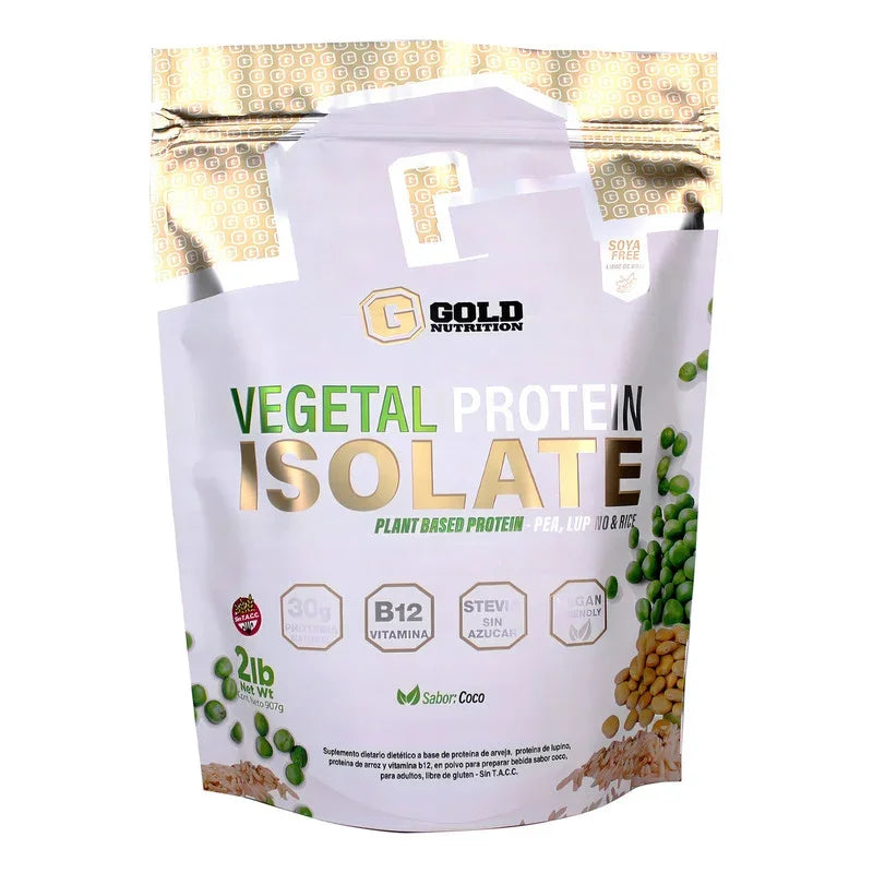 Vegetal Protein Isolate Sabor Coco X907gr Gold Nutrition