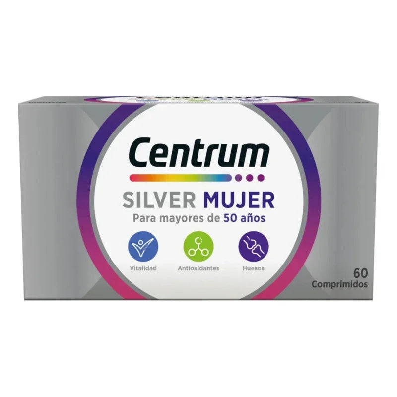 Centrum Silver Mujer X 60 Comprimidos Sabor