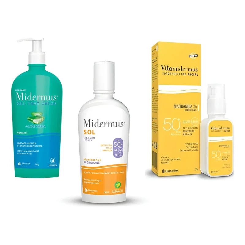Midermus Combo Protección Solar Fps50 + Gel Post Solar